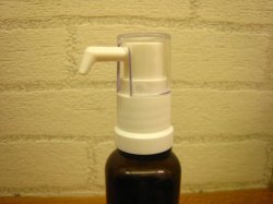 画像1: オーストリー製　遮光滅菌ガラス瓶 ドロップポンプ